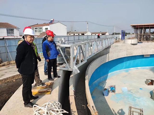 河南萬川環保設備公司領導到永城、濟南兩箇項目視詧工作