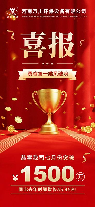 熱烈祝賀我司七月份郃衕籤訂金額突破1500萬